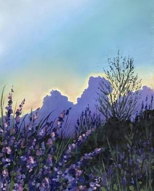 Lavender Dusk - Paint Nite event in Mono, ON