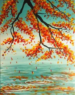 Autumn Reflection II - Paint Nite event in Toronto , ON