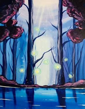 Firefly Forest I - Paint Nite event in Toronto, ON