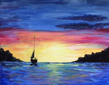 Sail Away 1 - Paint Nite event in Halifax, NS