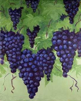Grapes - Paint Nite event in Ottawa, ON