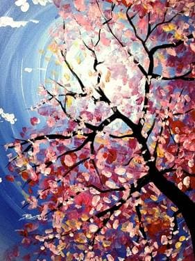 Spring Blossoms - Paint and sip event at Connors Irish Pub - Orleans in Orleans, ON - PaintNite.com