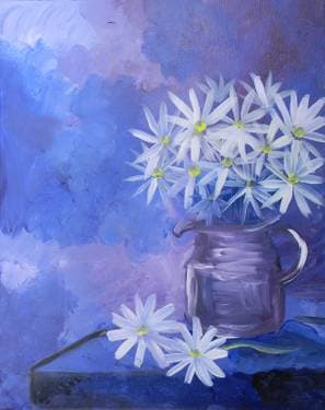 Violet Daisy - Paint Nite event in Pasadena , CA