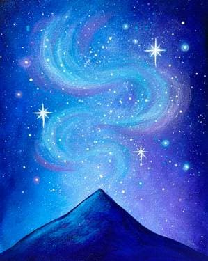 Mountain Magic - Paint Nite event in Ottawa, ON