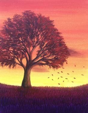 Indian Summer Breeze - Paint Nite event in Toronto, ON