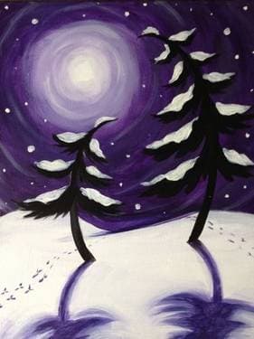 Winter Dance - Paint Nite event in Simcoe, ON