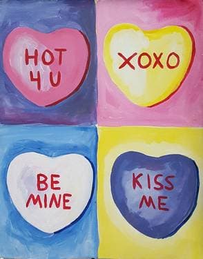 Fill In The Valentine - Paint Nite event in Brampton, ON