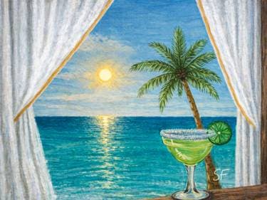 Margarita Hour  - Paint Nite event in Roseville, CA
