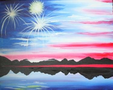 American Sky - Paint Nite event in Aurora , IL