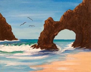 A Getaway - Paint and sip event at Island Brewing Company in Carpinteria, CA - PaintNite.com