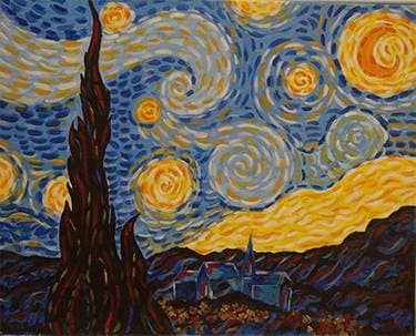 A Beautiful Mind - Paint and sip event at Matt Denny’s Ale House Restaurant  in Arcadia, CA - PaintNite.com