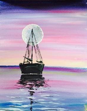 Moon River 2 - Paint Nite event in Markham, ON