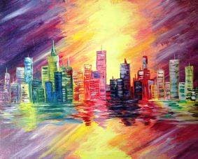 Hot in the City - Paint Nite event in Nepean, ON