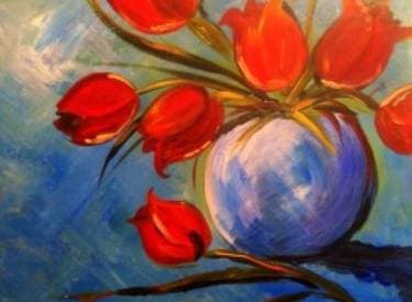 Tulips - Paint Nite event in Sacramento, CA