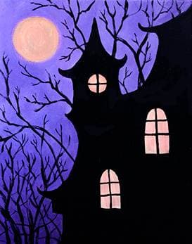 Halloween House - Paint Nite event in Airdrie, AB
