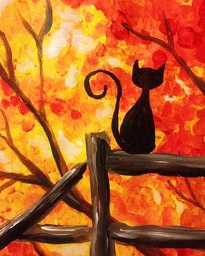 Autumn View - Paint Nite event in Winnipeg, MB