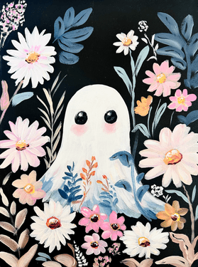 Boo-tiful Ghost - Paint Nite event in Edmonton, AB