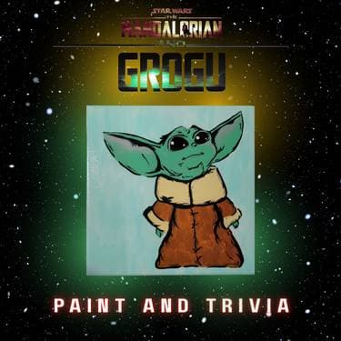 Grogu - Paint Nite event in Claremont, CA