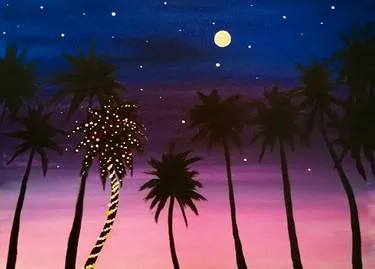 Paint and sip painting in Atlanta