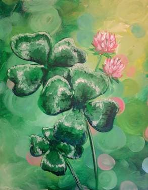 Clover Bokeh - Paint Nite event in Gilbertville, MA