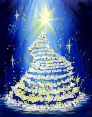 Christmas Magic - Paint Nite event in CHESAPEAKE, VA