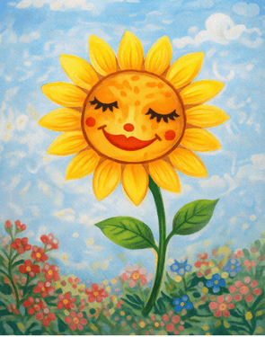 Cutest Sunflower - Paint Nite event in Covington, KY