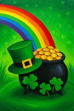 golden luck - Paint Nite event in Las Vegas, NV