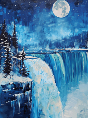 Starlit Niagara  - Paint Nite event in Maple Ridge, BC