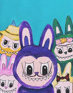 Paint a Labubu - Paint Nite event in Milpitas, CA