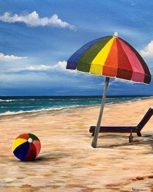 Colors of Summer - Paint Nite event in Harrington, DE