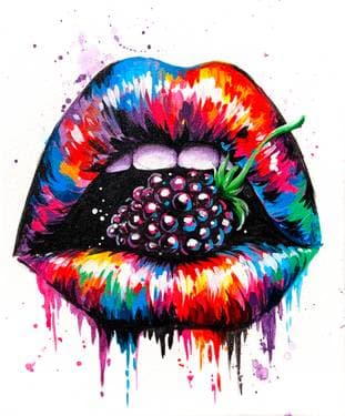 Berry Licious - Paint Nite event in Langley, BC