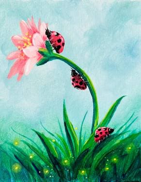 Lady Bug Daisy  with Joyce (Of Art!!) Team Creative Magic