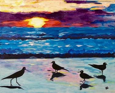 Oceanside II - Paint Nite event in Woodland Hills, CA