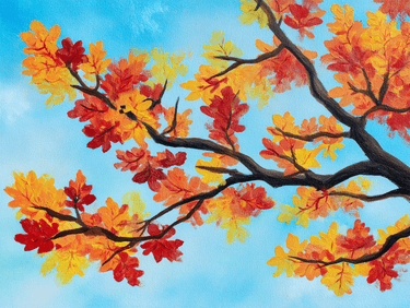 Maple Leaf Beauty - Paint Nite event in Layton, UT