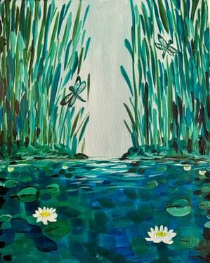 Dragonfly Lagoon - Paint Nite event in PHOENIX, AZ