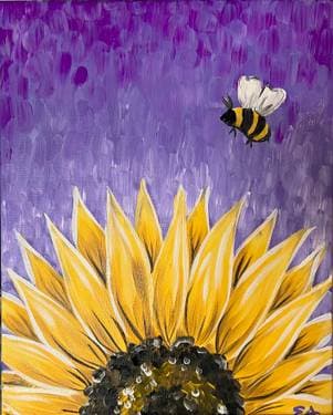 Sunflower Daze - Paint Nite event in Gurnee, IL