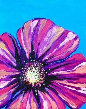 Tropical Bloom - Paint Nite event in Brampton, ON