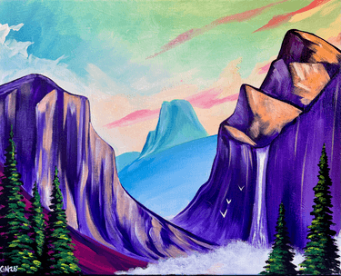 Peaking @ Yosemite  - Paint Nite event in San Jose, CA