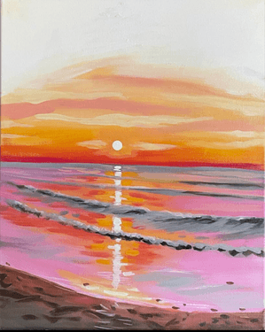 Blues Away Beach - Paint Nite event in Toronto, ON