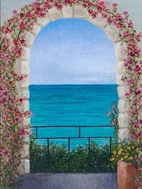 Seaside Arch - Paint Nite event in Rocklin, CA