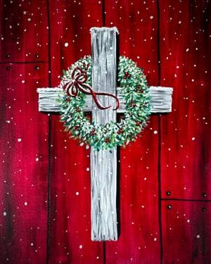 Christmas Cross - Paint Nite event in Sullivan, MO
