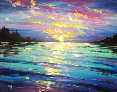 Peaceful Place - Paint Nite event in Rohnert Park, CA