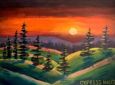 Cypress Hills - Paint Nite event in Regina, SK