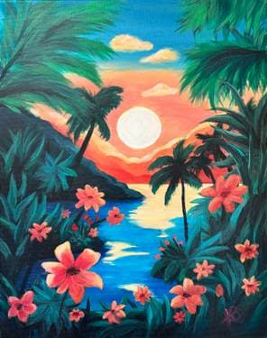 Golden Sunshine  - Paint Nite event in Edmonton, AB