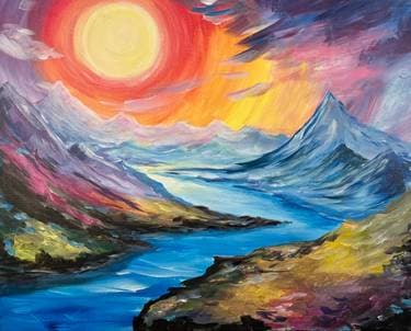 First Light - Paint Nite event in Calgary, AB