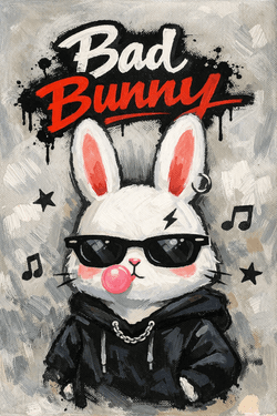 Bad Bunny Rabbit - Paint Nite event in Fremont, CA