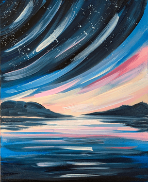 Lakeside Galaxy - Paint and sip event at Best Western Premier at Fisher's Landing in VANCOUVER, WA - PaintNite.com