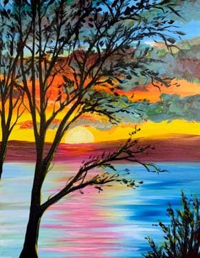 Stunning Sunset - Paint Nite event in Milton, DE