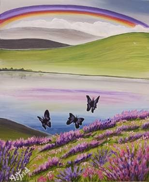 Lavender Rainbow - Paint Nite event in Lindsay , ON