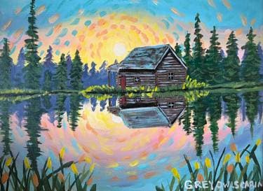 Grey Owls Cabin 2 - Paint Nite event in Calgary , AB